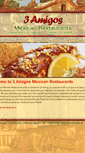 Mobile Screenshot of 3amigosmexicanrestaurants.com